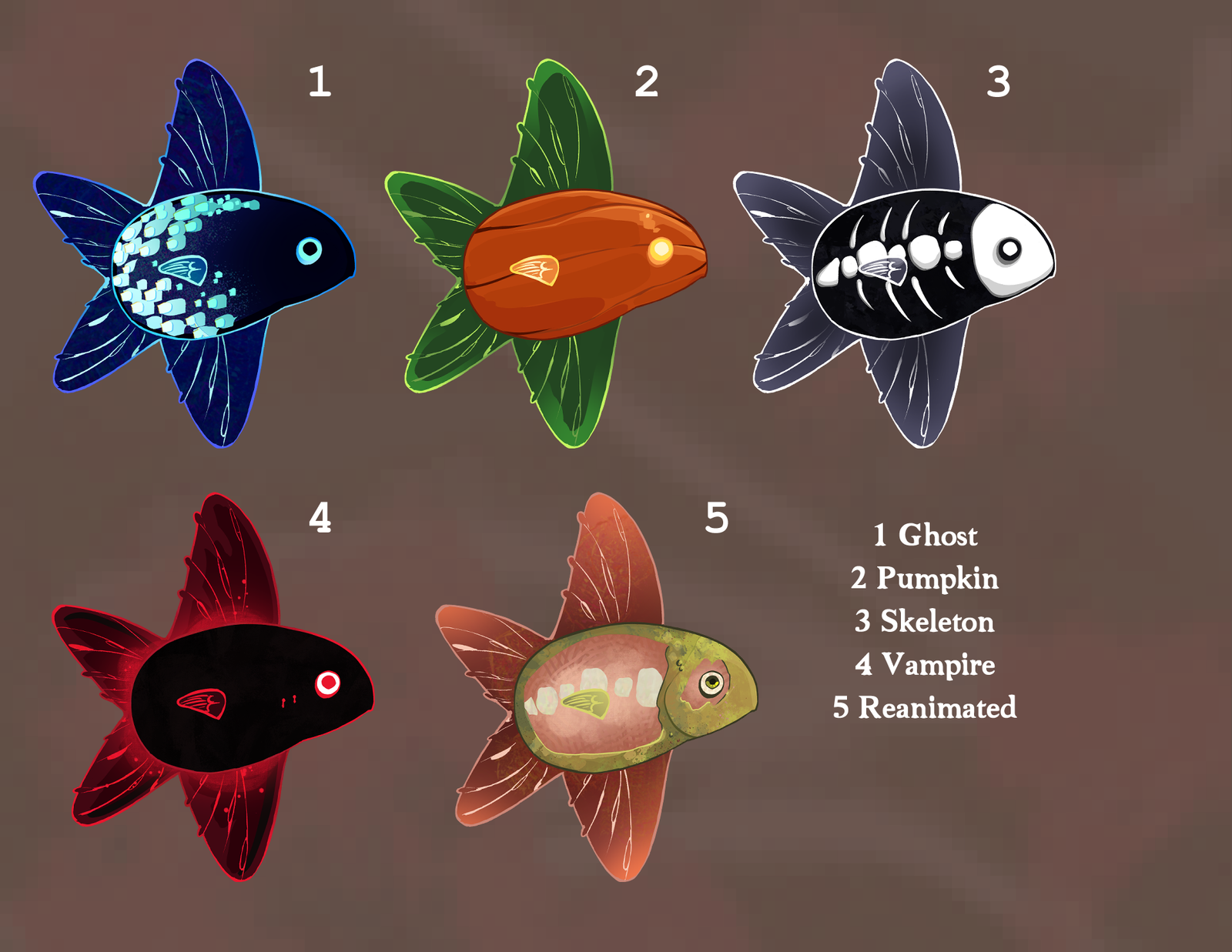 Assorted Star-Fish Sticker Choices