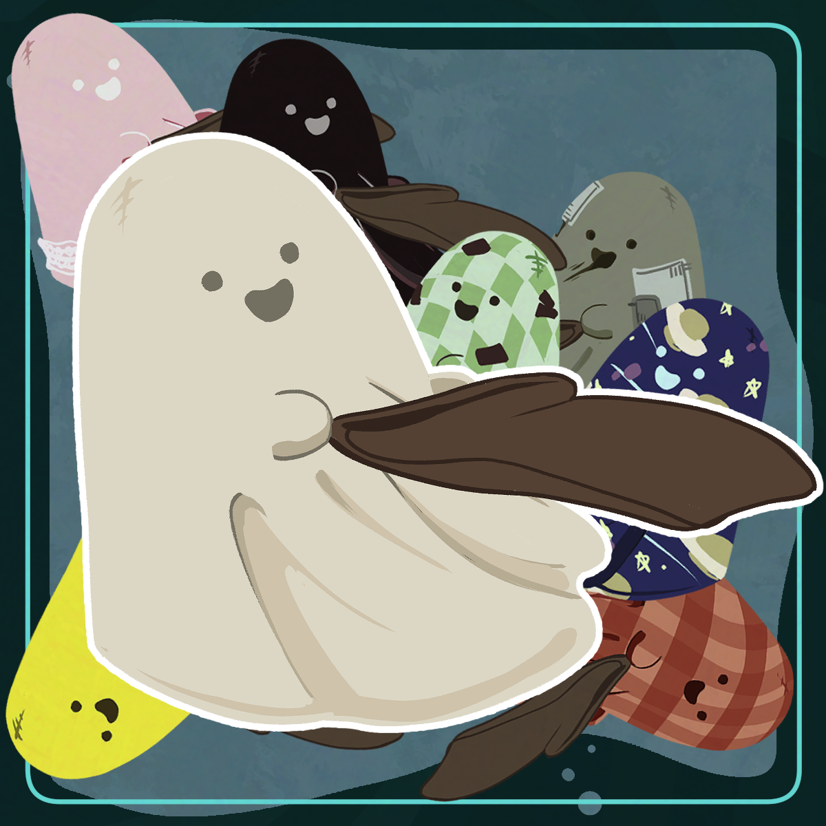Ghostly Guest Stickers - Image 1