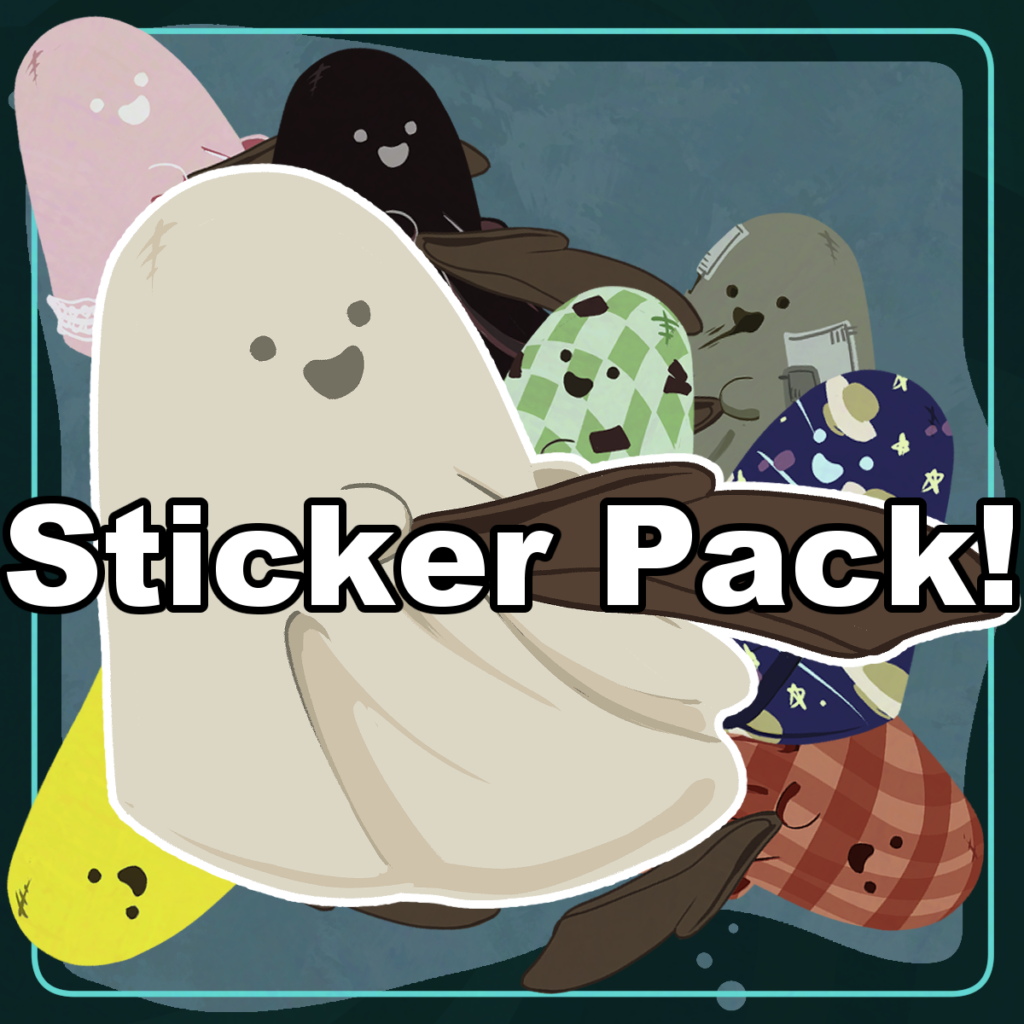 Ghostly Guest Sticker Pack