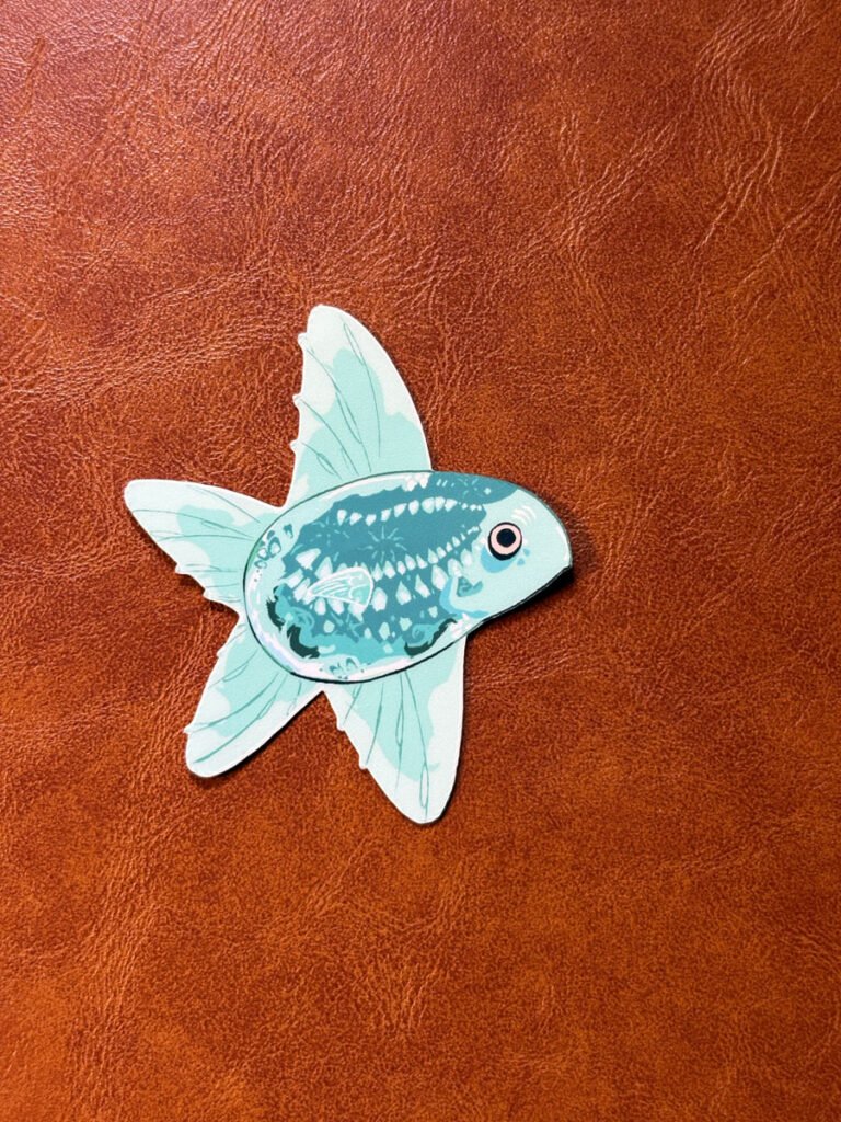 StarFish Stickers, Teal