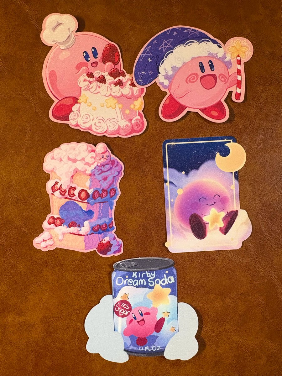Kirby's Dreamy Sticker Pack - Image 3