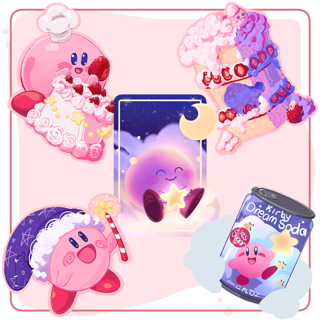 Kirby's Dreamy Sticker Pack
