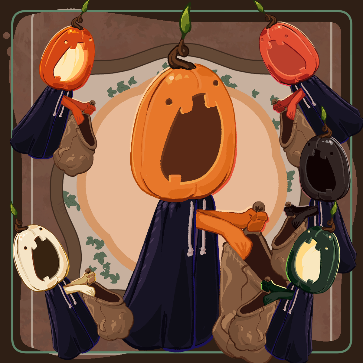Pumpkin Guest Stickers - Image 1