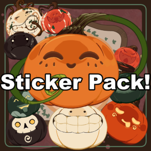 Pumpkin Patch Pal Sticker Pack - Image 1